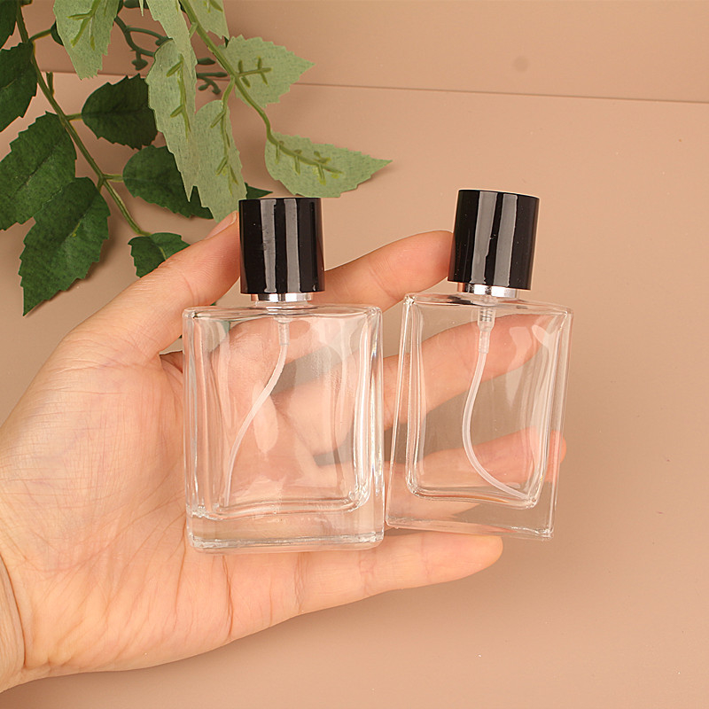 Portable Perfume Sub Bottled 30ML Spray 50ML Pressed Glass