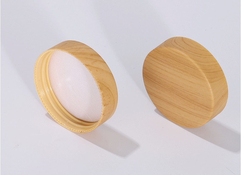 Frosted Cosmetic Round Acrylic Jars With Bamboo Lids 7g-10g