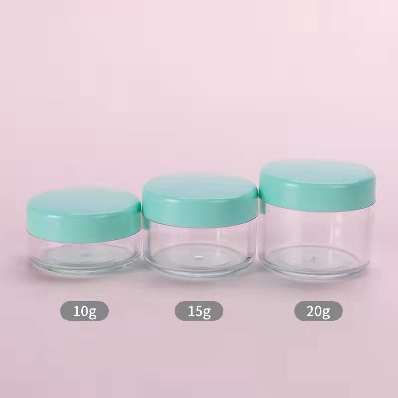 Sub-Packaging Small Round 50g Plastic Cosmetic Jar Travel Sub-Bottling Cream Jar