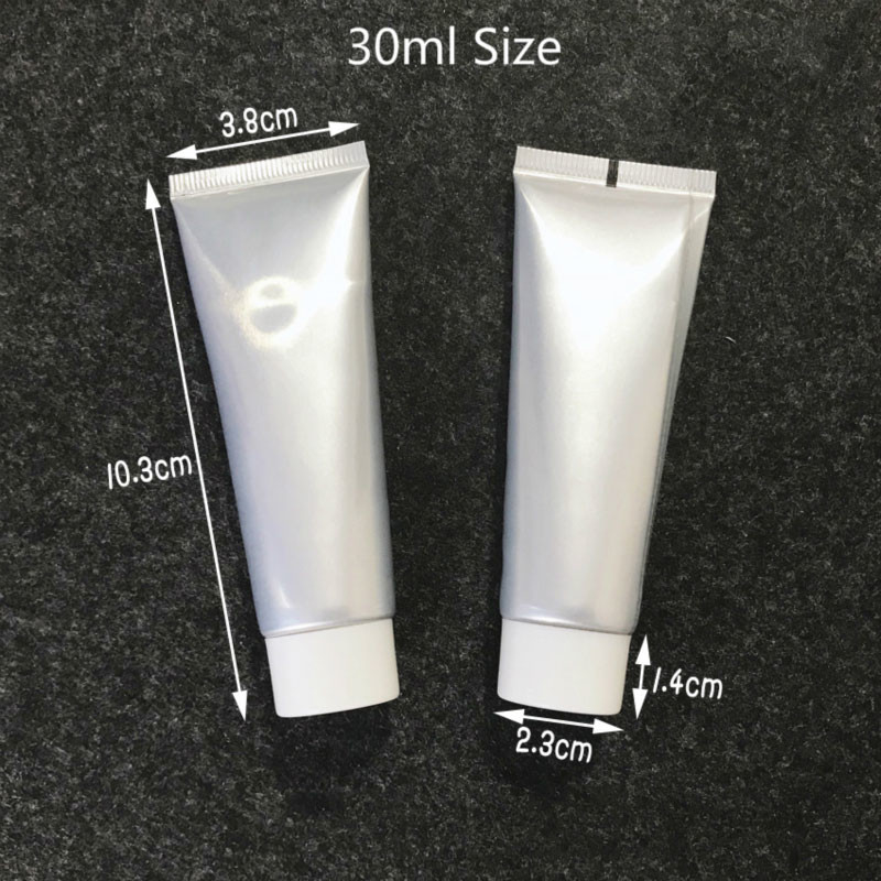 PAP Acrylic Aluminum Tube Cosmetic Packaging Soft Tube 30ml 50ml 80ml